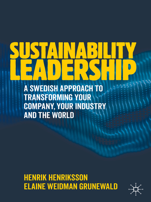 Title details for Sustainability Leadership by Henrik Henriksson - Available